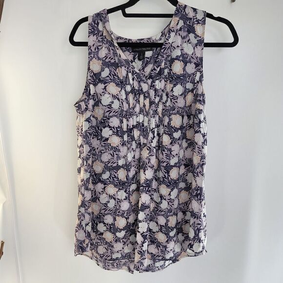 A pea in the pod sleeveless floral blouse maternity - Picture 1 of 9